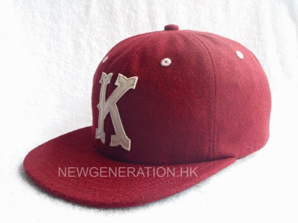 Felt Applique Hairy Wool Unstructured Cap	